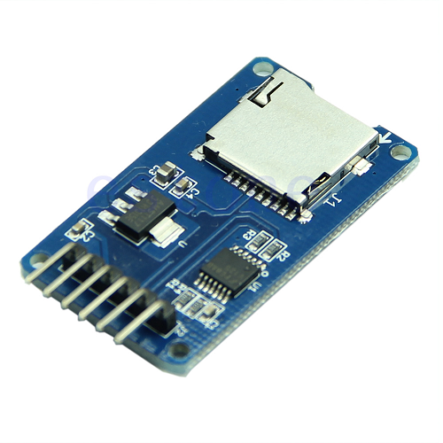 아두이노/라즈베리파이 호환 MicroSD 카드 리더 모듈 (마이크로SD, Micro SD card reader module)
